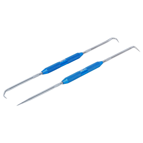 Uxcell Set De 2 Extractores De Juntas Tóricas – Herramienta De Precisión De 142 Mm Para Sellos (Plástico Y Acero) Color Azul