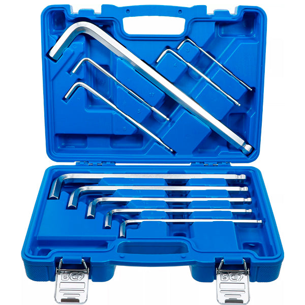 Set Chiavi Allen Extra Lunghe 13 Pezzi - Con Testa A Sfera Per Viti Inaccessibili, 1.5-10 Mm - Foto 5