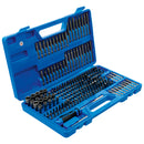 ESTUCHE DE PUNTAS DE 208 PIEZAS + DESTORNILLADOR BGS
