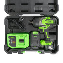 PISTOLA IMPACTO BATERIA 1/2" [1300Nm] + BATERIA + CARGADOR + ESTUCHE