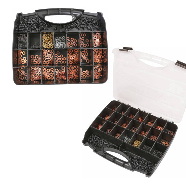 ESTUCHE ARANDELAS DE COBRE PARA INYECTORES [551 PCS]