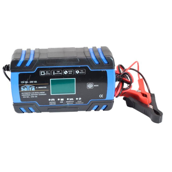 CARGADOR BATERIA 12-24V AUTOMATICO