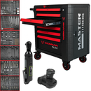 CARRO DE HERRAMIENTAS WIDMANN [340 PIEZAS] + CARRACA A BATERÍA