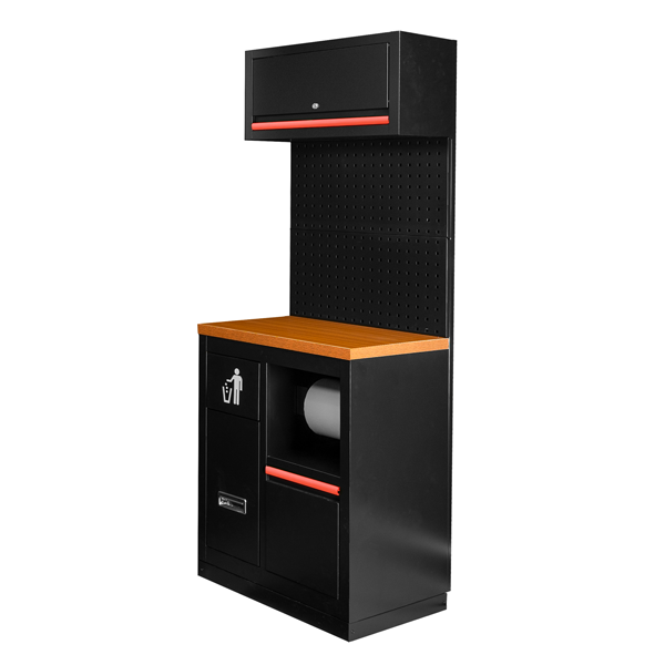 CONJUNTO EXTENSION MODULAR CON PORTA ROLLOS [ROJO]
