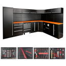 CONJUNTO MODULAR / MUEBLE TALLER [ESQUINA] PLATA