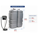 DEPÓSITO 1000 LITROS DIESEL + [OFERTA CONTADOR / PISTOLA / MANGUEIRA]