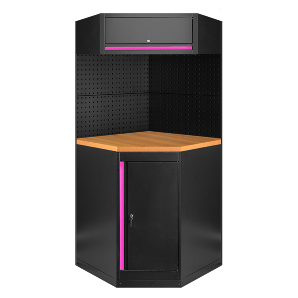 ESQUINA MODULAR ARMARIO TALLER [ROSA]