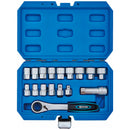 ESTUCHE VASOS PASANTES + CARRACA PASANTE [14 PIEZAS]