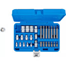 JUEGO DE PUNTAS Y VASOS E-TORX / T-TORX | 30 PCS