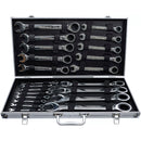 22 LLAVES COMBINADAS CON TRINQUETE / CARRACA 6-32MM BGS