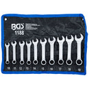 JUEGO LLAVES COMBINADAS BGS CORTAS 10-19MM