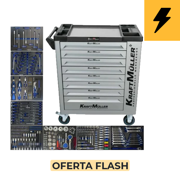CARRO DE HERRAMIENTAS KRAFTMULLER [399 PIEZAS]