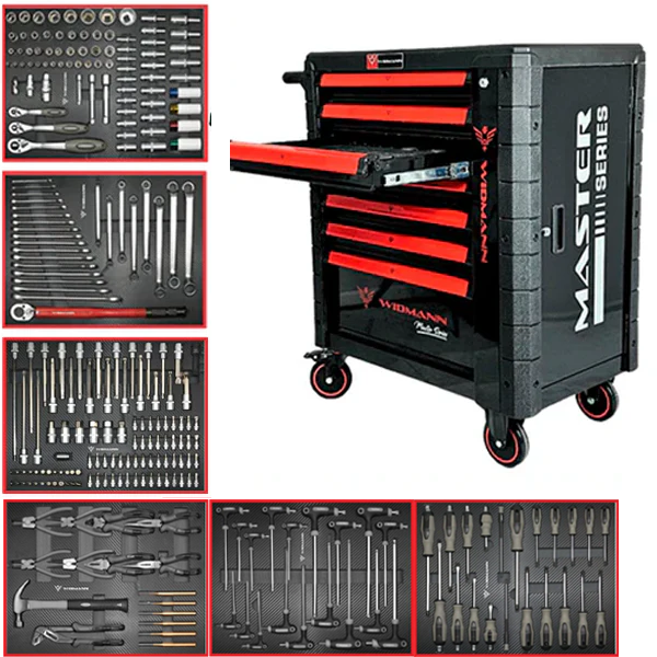 CARRO HERRAMIENTAS WIDMANN EQUIPADO TALLER [340 PIEZAS]