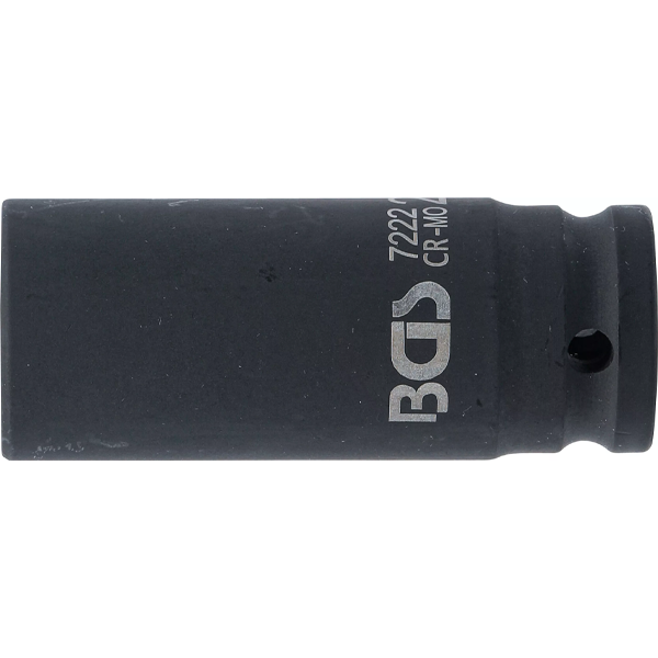 LLAVE DE VASO DE IMPACTO LARGA HEXAGONAL | 1/2" | 22 MM