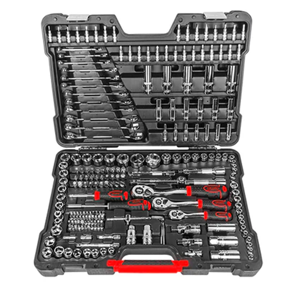 ESTUCHE HERRAMIENTAS [216 PIEZAS] VASOS HEXAGONALES