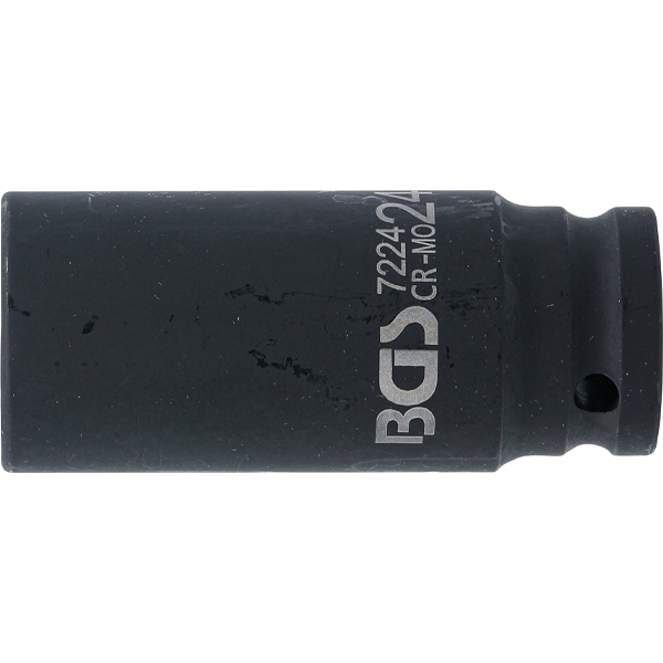 LLAVE DE VASO DE IMPACTO LARGA HEXAGONAL | 1/2" | 24 MM