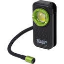 LINTERNA DE BOLSILLO CON LUZ DE INSPECCIÓN FLEXIBLE 8W COB LED Y 1W SMD LED