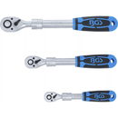 JUEGO DE CARRACAS REVERSIBLES EXTENSIBLES | 1/4" - 3/8" - 1/2" | 3 PCS