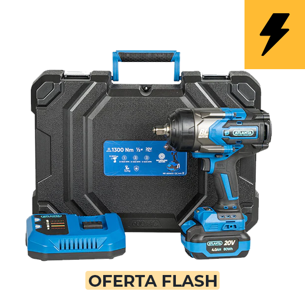 PISTOLA DE IMPACTO BATERIA 1300NM [BATERIA + CARGADOR]