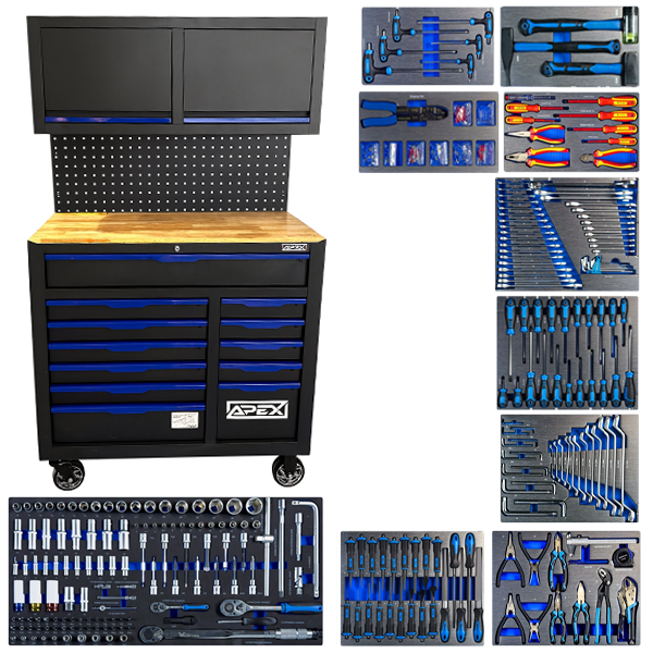 CARRO MODULAR TALLER EQUIPADO APEX [PROFESIONAL]