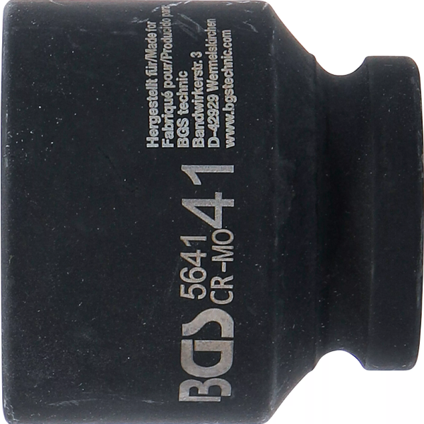 LLAVE DE VASO DE IMPACTO HEXAGONAL | 3/4" | 41 MM