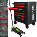 CARRO DE HERRAMIENTAS WIDMANN [340 PIEZAS] + GATO 3T JBM