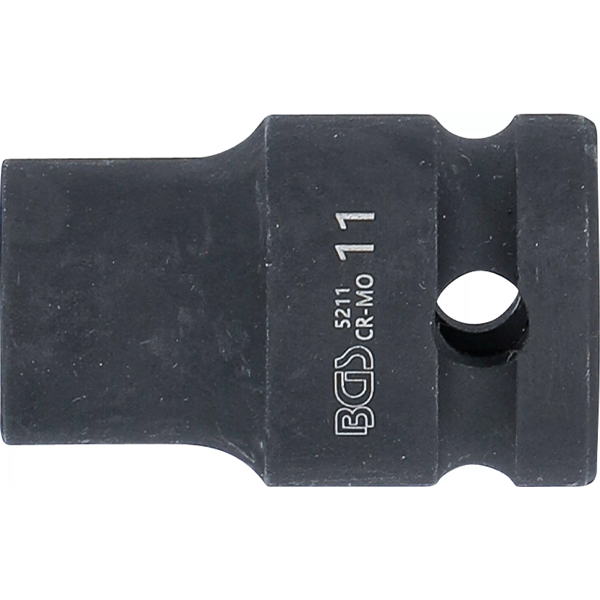 LLAVE DE VASO DE IMPACTO HEXAGONAL | 1/2" | 11 MM