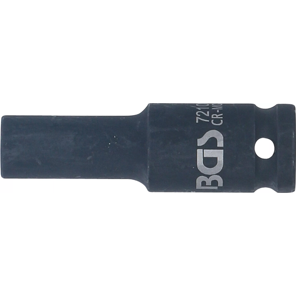 LLAVE DE VASO DE IMPACTO LARGA HEXAGONAL | 1/2" | 10 MM