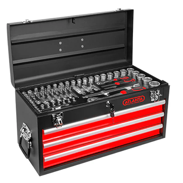 CAJA HERRAMIENTAS METALICA [143 PIEZAS] ATLANTA