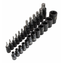 JOGO DE CHAVES DE CAIXA TORX/E 1/4" - 3/8" - 1/2" (25 PEÇAS)