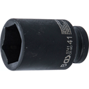 LLAVE DE VASO DE IMPACTO LARGA HEXAGONAL | 3/4" | 41 MM