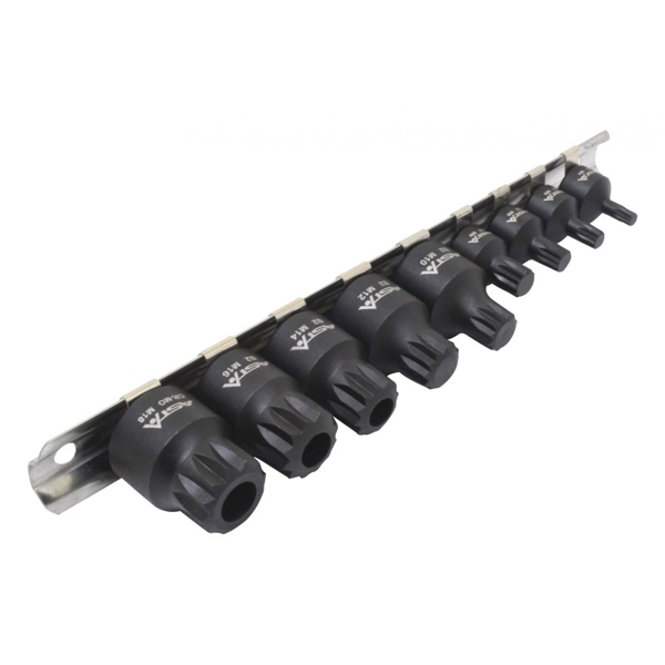 VASOS DE IMPACTO BAJOS XZN | 1/4" - 3/8" | CON / SIN ORIFICIO EN RIEL