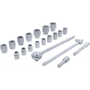 CONJUNTO DE CHAVES DE CAIXA 3/4" 19 - 50 MM (20 PEÇAS)