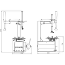 DESMONTADORA SEMI-AUTOMÁTICA CON BRAZO DE AYUDA