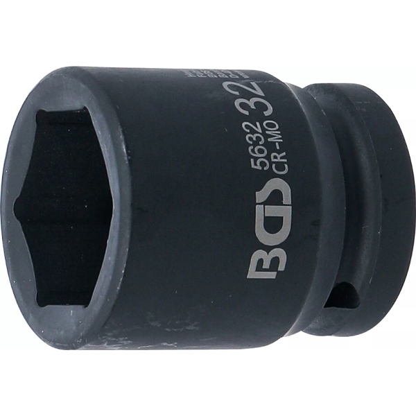 LLAVE DE VASO DE IMPACTO HEXAGONAL | 3/4" | 32 MM