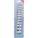 JOGO DE CHAVES DE CAIXA E-TORX | 1/4" - 3/8" | E4 - E20 | 12 PEÇAS