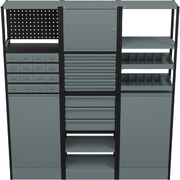 CONJUNTO MODULAR / SISTEMA DE CAJONES 1.74M