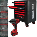 CARRO DE HERRAMIENTAS WIDMANN [340 PIEZAS] + PISTOLA 800NM