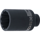 LLAVE DE VASO DE IMPACTO LARGA 12 CARAS | 1/2" | 36 MM