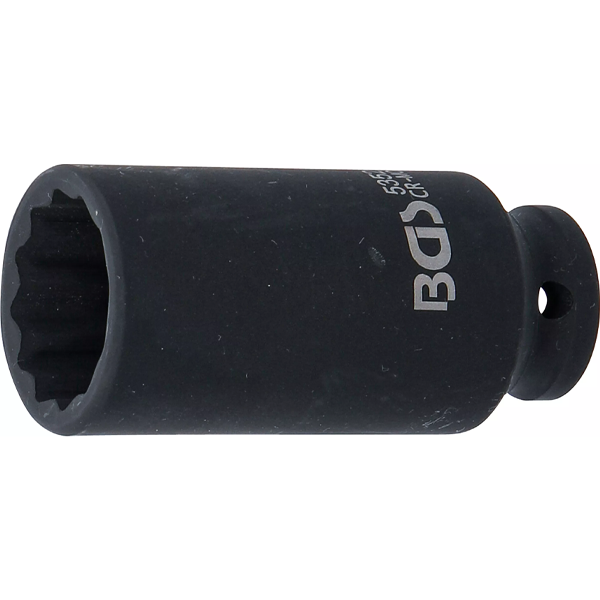 LLAVE DE VASO DE IMPACTO LARGA 12 CARAS | 1/2" | 28 MM