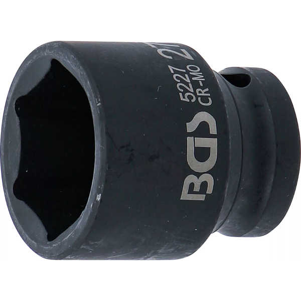 LLAVE DE VASO DE IMPACTO HEXAGONAL | 1/2" | 27 MM