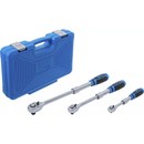 JUEGO DE CARRACAS REVERSIBLES EXTENSIBLES | 1/4" - 3/8" - 1/2" | 3 PCS