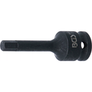 PONTA DE CHAVE DE IMPACTO HEXAGONAL INTERNA 8 MM | 1/2" | 75 MM