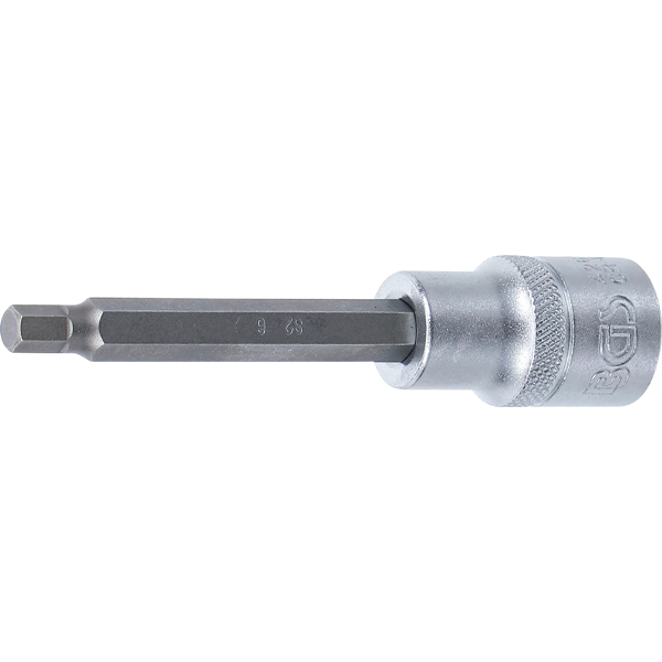 PUNTA DE VASO LARGA HEXAGONAL INTERIOR 6 MM | 1/2" | 100 MM