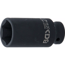 LLAVE DE VASO DE IMPACTO LARGA HEXAGONAL | 1/2" | 27 MM