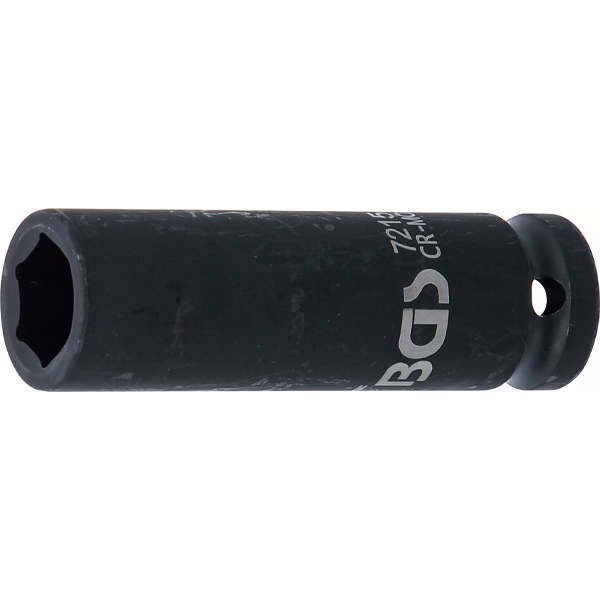 LLAVE DE VASO DE IMPACTO LARGA HEXAGONAL | 1/2" | 15 MM