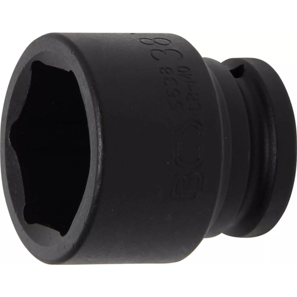 LLAVE DE VASO DE IMPACTO HEXAGONAL | 3/4" | 38 MM