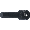 PONTA DE CHAVE DE IMPACTO HEXAGONAL INTERNA 14 MM | 1/2" | 75 MM