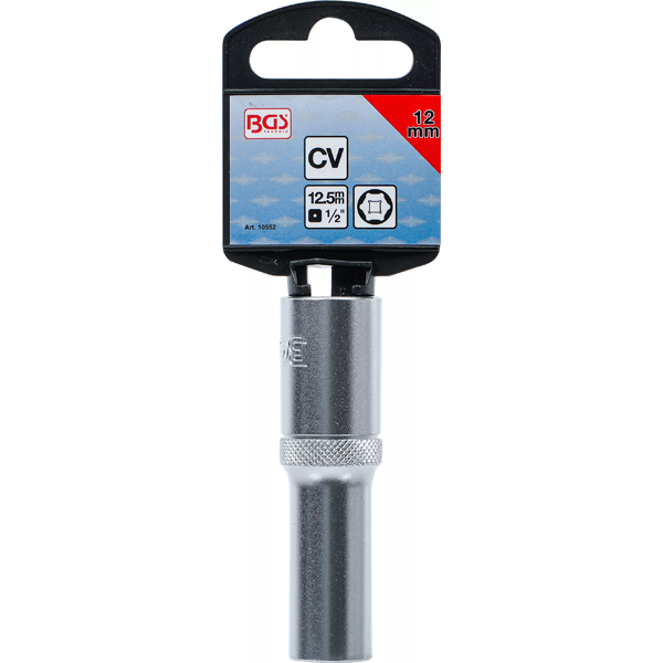 LLAVE DE VASO LARGA HEXAGONAL | 1/2" | 12 MM