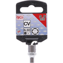 CHAVE DE CAIXA SEXTAVADA | 1/4" | 3,5 MM